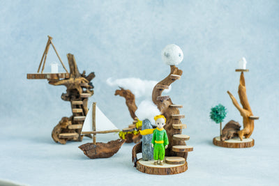 DIY Fairy House Kit for Adults - Create Miniature Worlds with Natural Driftwood