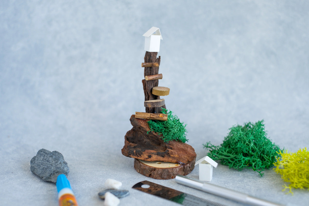 Arts & Craft Class, birthday party activity, date, Miniature Fantasy Landscape Making Workshop in Honolulu - KraftStories