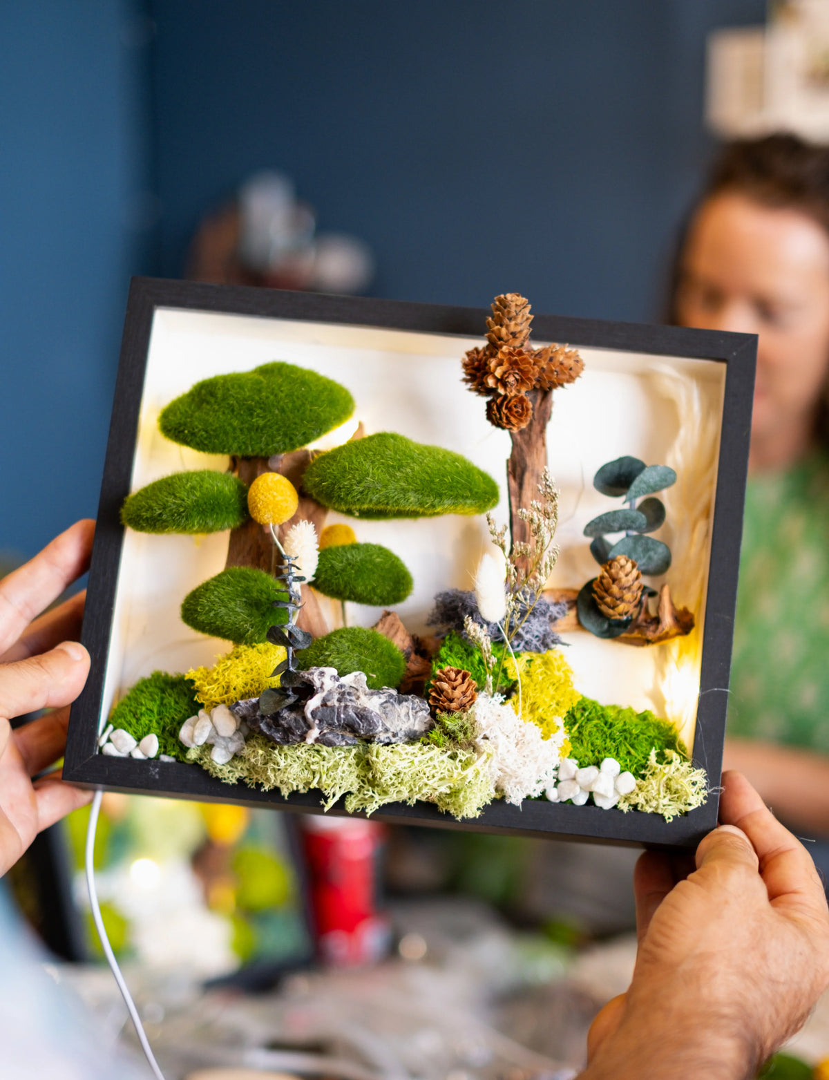 Moss Wall Art Class in NYC - KraftStories