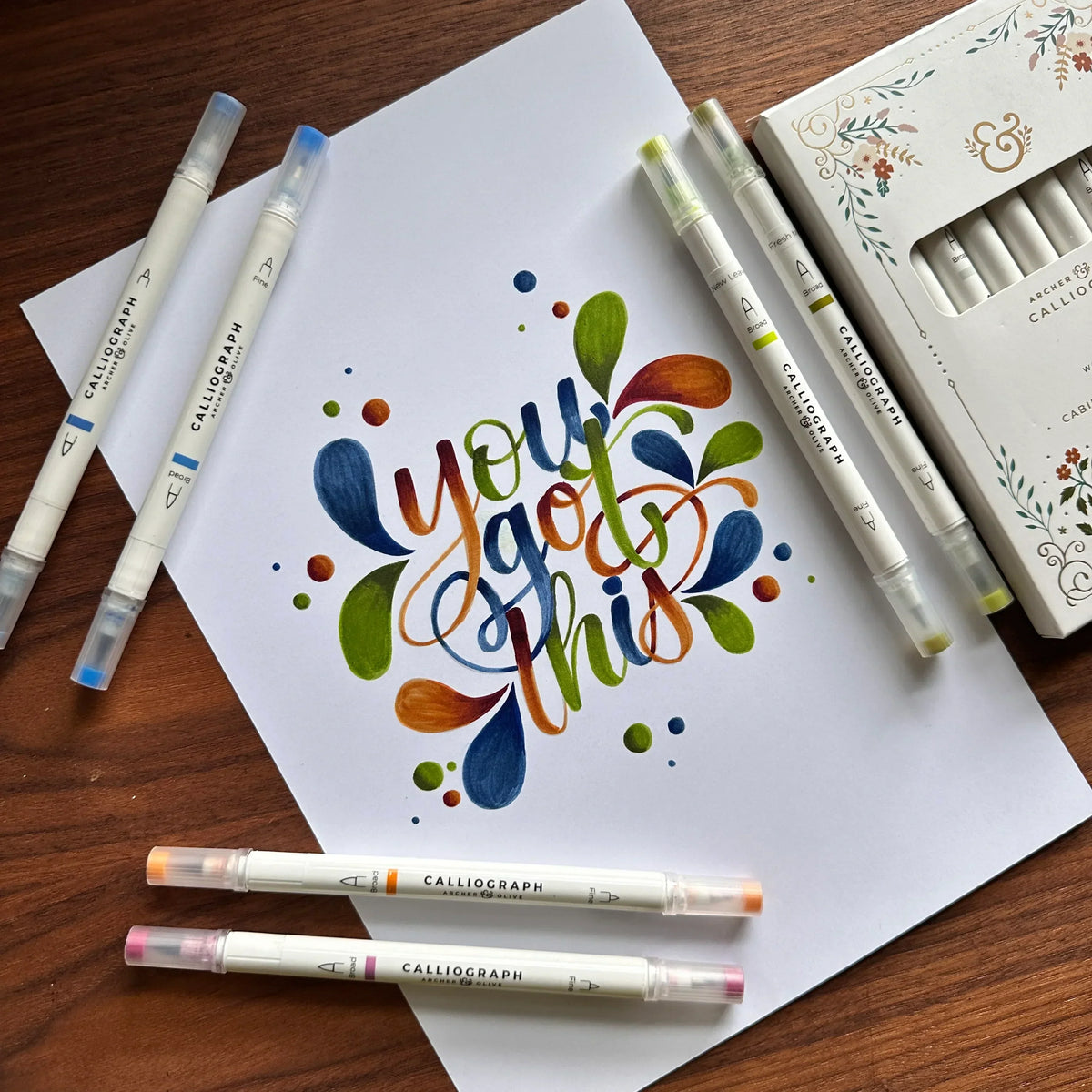 Arts & Craft Class, birthday party activity, date, team building, Hand Lettering Workshop in Honolulu - KraftStories