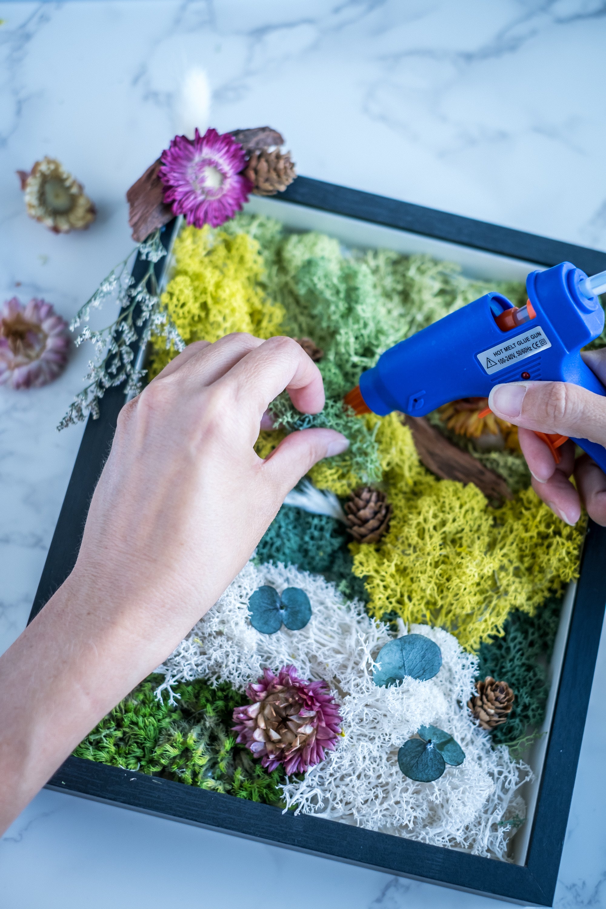 Wholesale craft kits Bulk Set of 8 - Wholesale DIY Moss Wall Art Kits - KraftStories