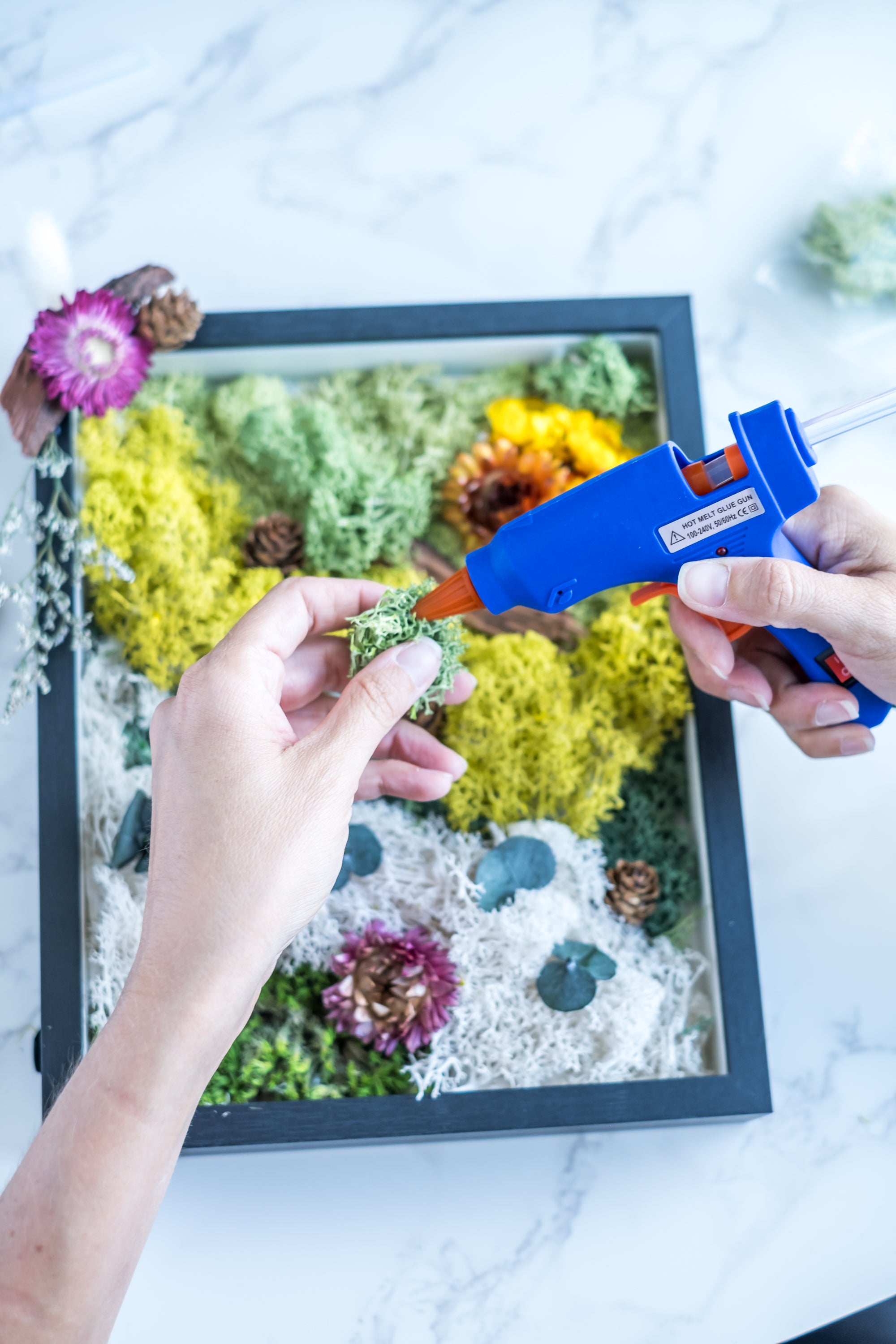 Wholesale craft kits Bulk Set of 8 - Wholesale DIY Moss Wall Art Kits - KraftStories