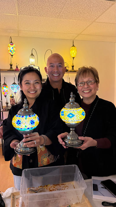 Turkish Lamp Making Class in Los Angeles - KraftStories
