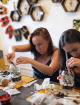 Arts & Craft Class New York, birthday, date idea, team building NYC, Self-Sustaining Terrarium Workshop - KraftStories