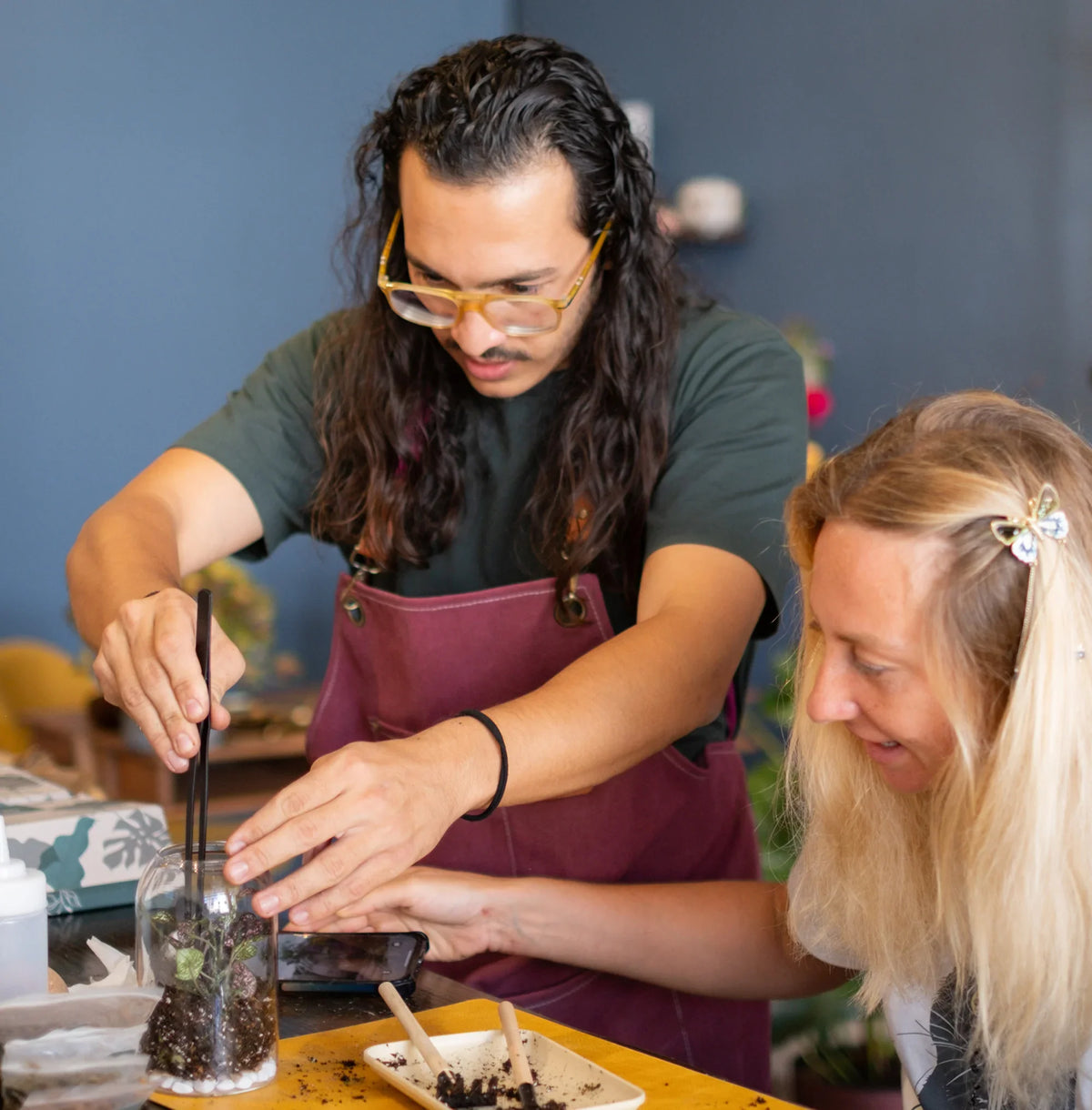 Arts and Craft Classes Irvine, Date Idea Irvine, Team Building activity in Irvine, Terrarium Workshop in Irvine