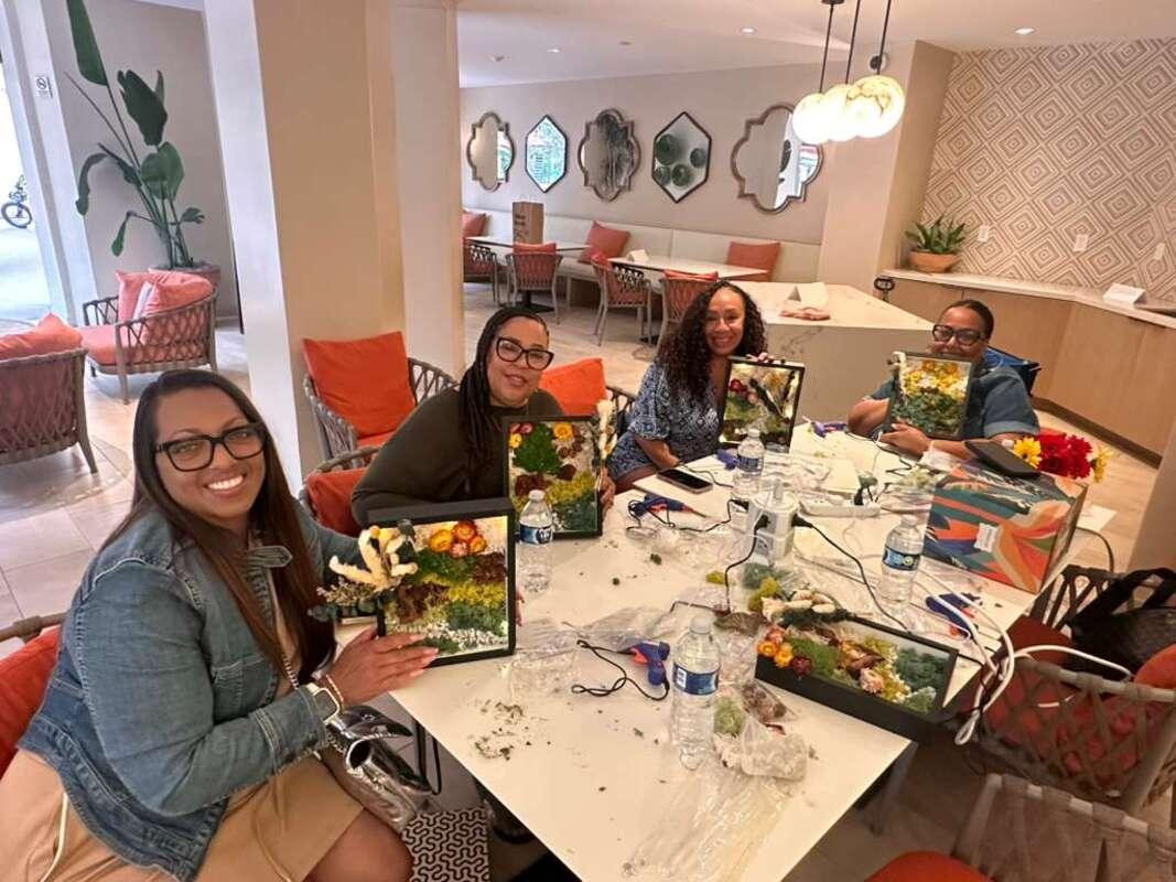 Arts and Craft Classes in Irvine, date, birthday, Team building activity Moss Wall Art Workshop in Irvine