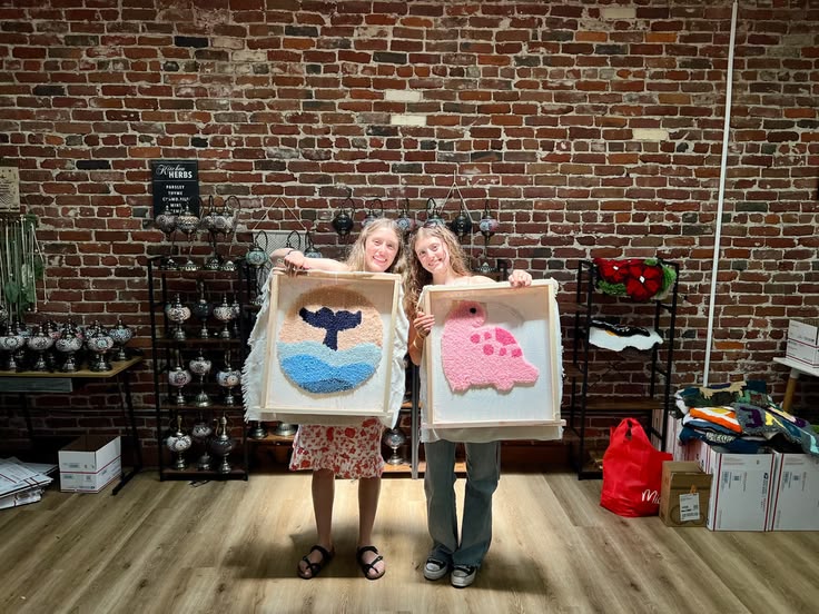 beginner friendly tufting team building event at Kraft Stories bay area