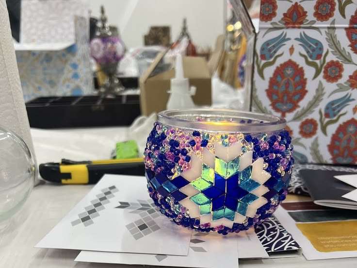 Candle making workshop in NYC midtown studio