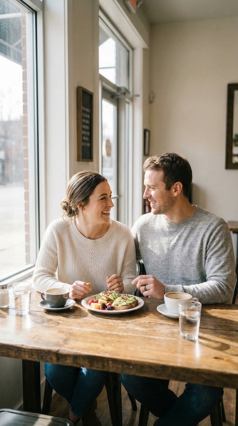 Eat something light before so you are not distracted