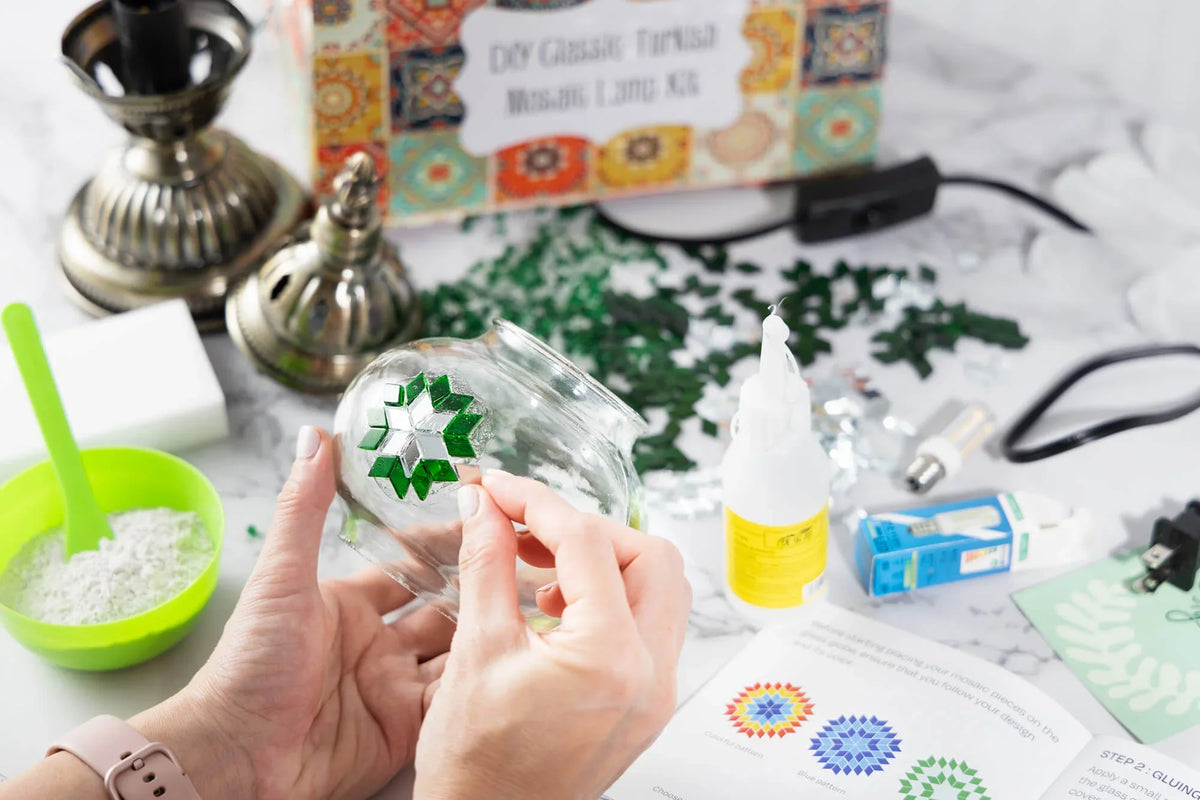 Empty Turkish Mosaic Lamp Globe Replacement in Two Sizes 11cm & 13cm - KraftStories