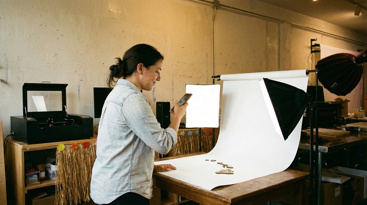professional photo studio at Hawaii makerspace