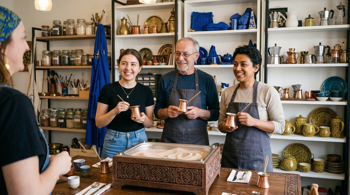 Turkish sand coffee workshop
