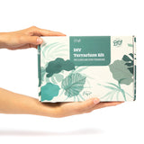 Terrarium kaing kit, self sustaining terrarium kit, DIY Terrarium Kit - KraftStories