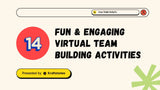 14 fun and engaging team building events for remove teams blog cover