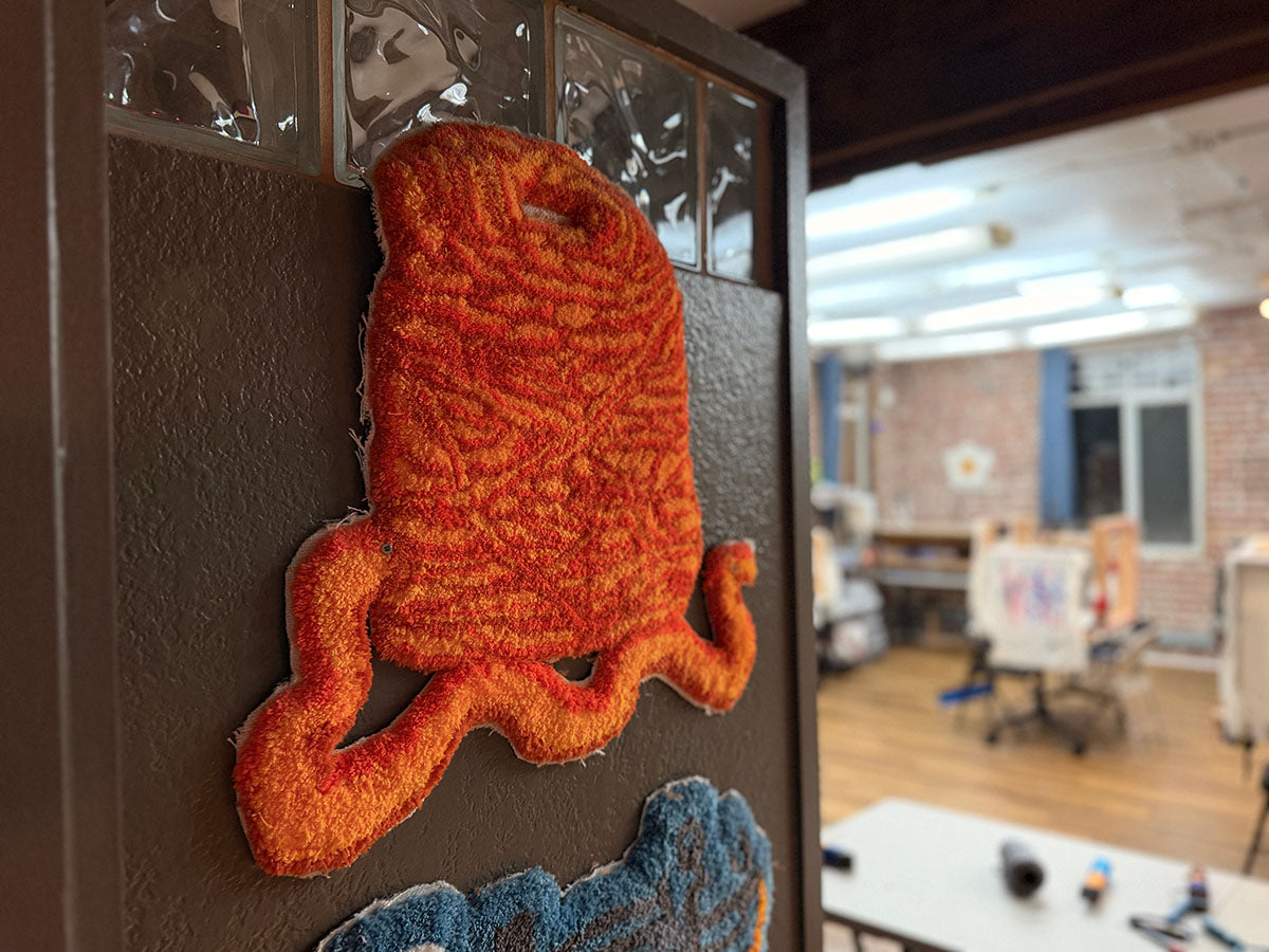 Guests working on projects at the KraftStories SoMa studio in San Francisco