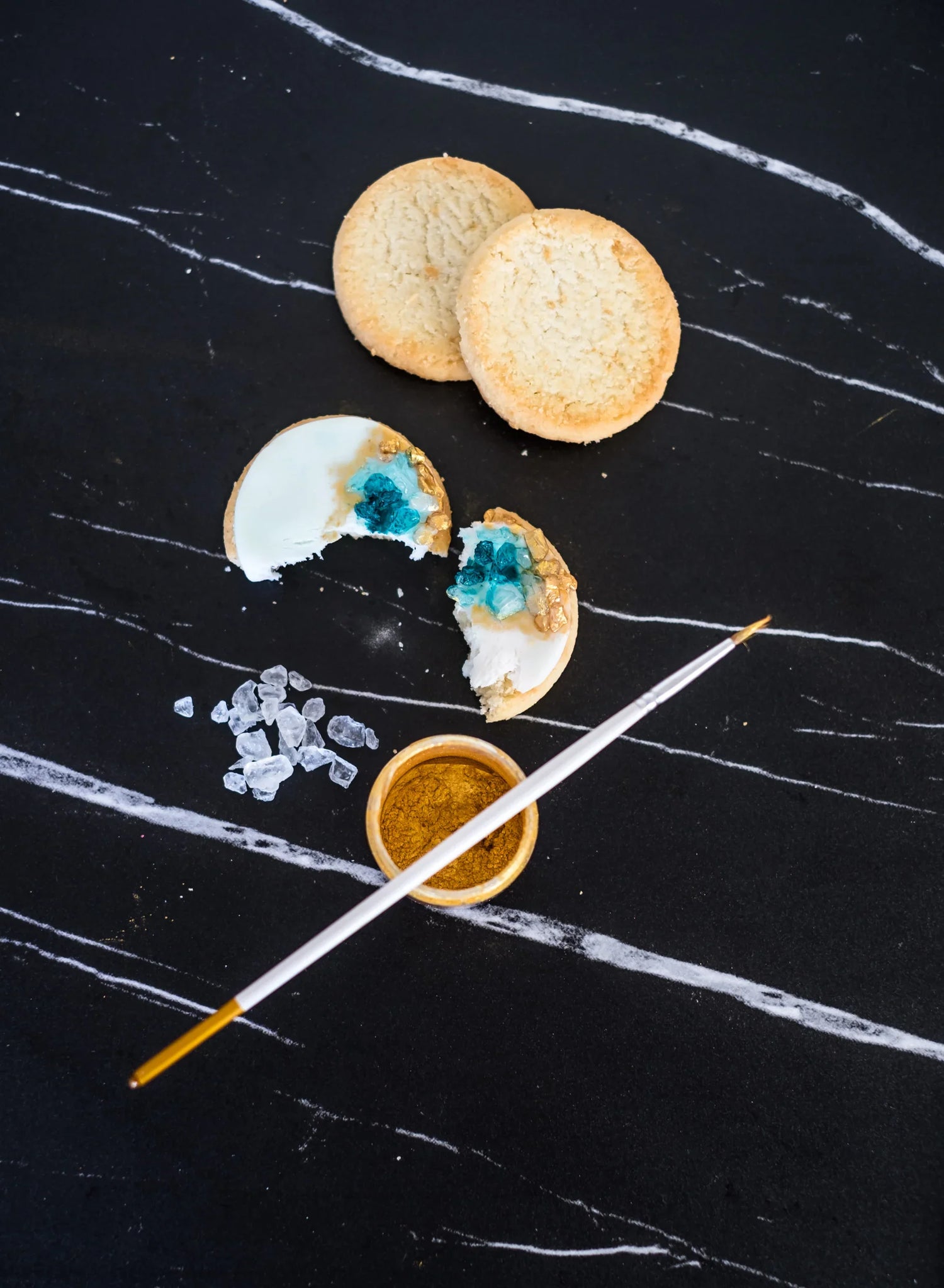 Geode Crystal Cookies