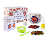 Colorful mosaic pattern featuring intricate Turkish-inspired designs, Wholesale Turkish Mosaic Lamp Kits | DIY Craft Supplies