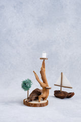 DIY Fairy House Kit for Adults - Create Miniature Worlds with Natural Driftwood