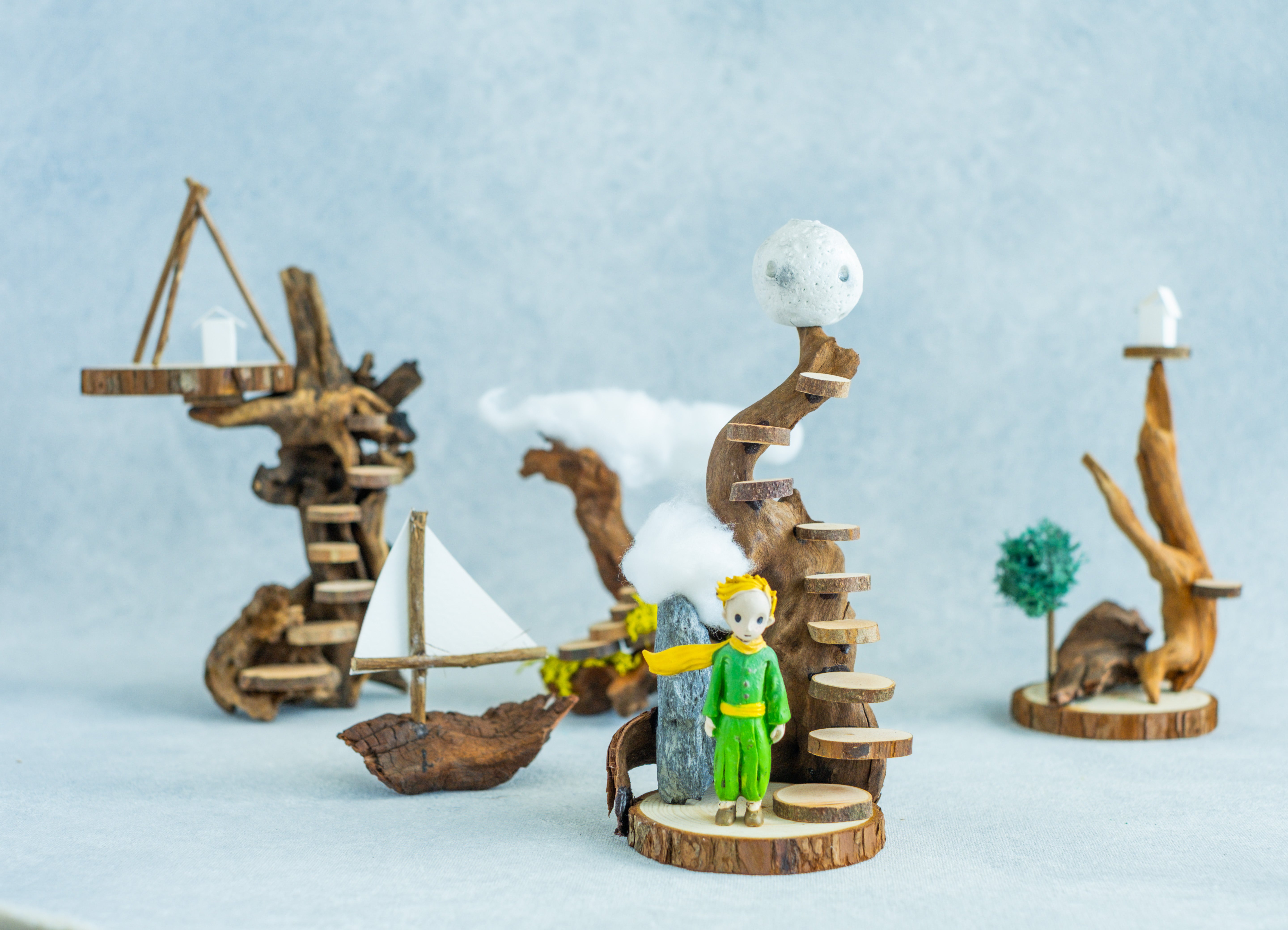 DIY Fairy House Kit for Adults - Create Miniature Worlds with Natural Driftwood