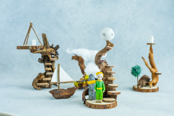 DIY Fairy House Kit for Adults - Create Miniature Worlds with Natural Driftwood