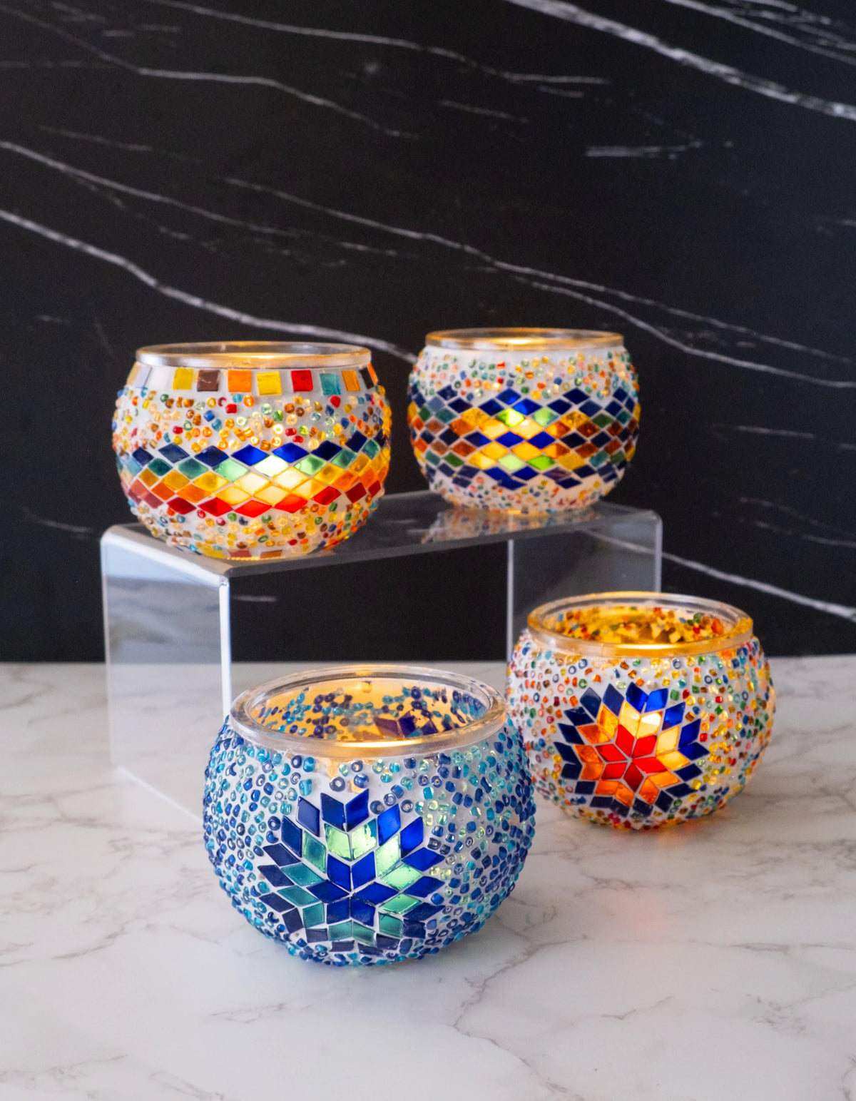 Mosaic Candle Holder Class at KraftStories NYC