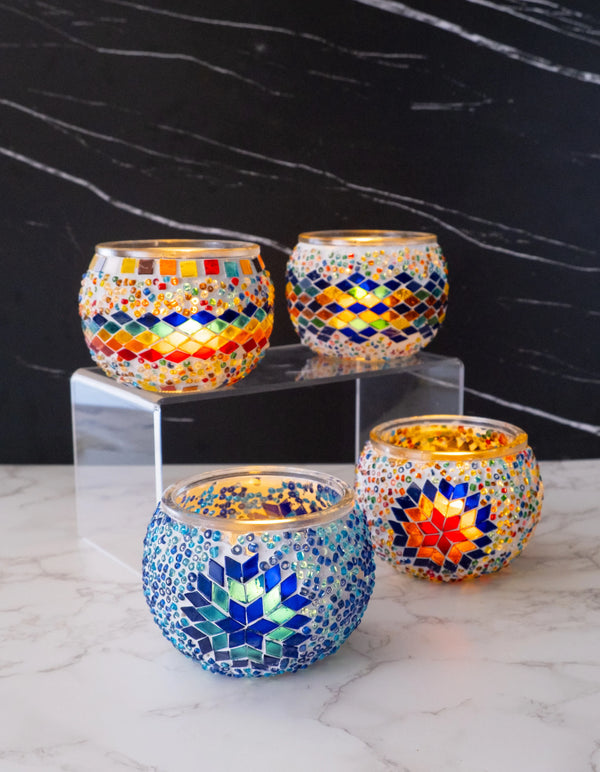Mosaic Candle Holder Class
