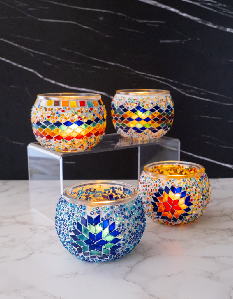 Mosaic Candle Holder