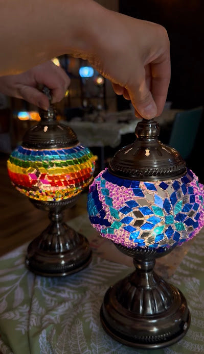 Mosaic Lamp Class in Texas - KraftStories