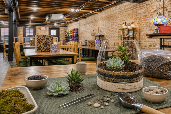 Make Your Own Succulent Terrarium Class