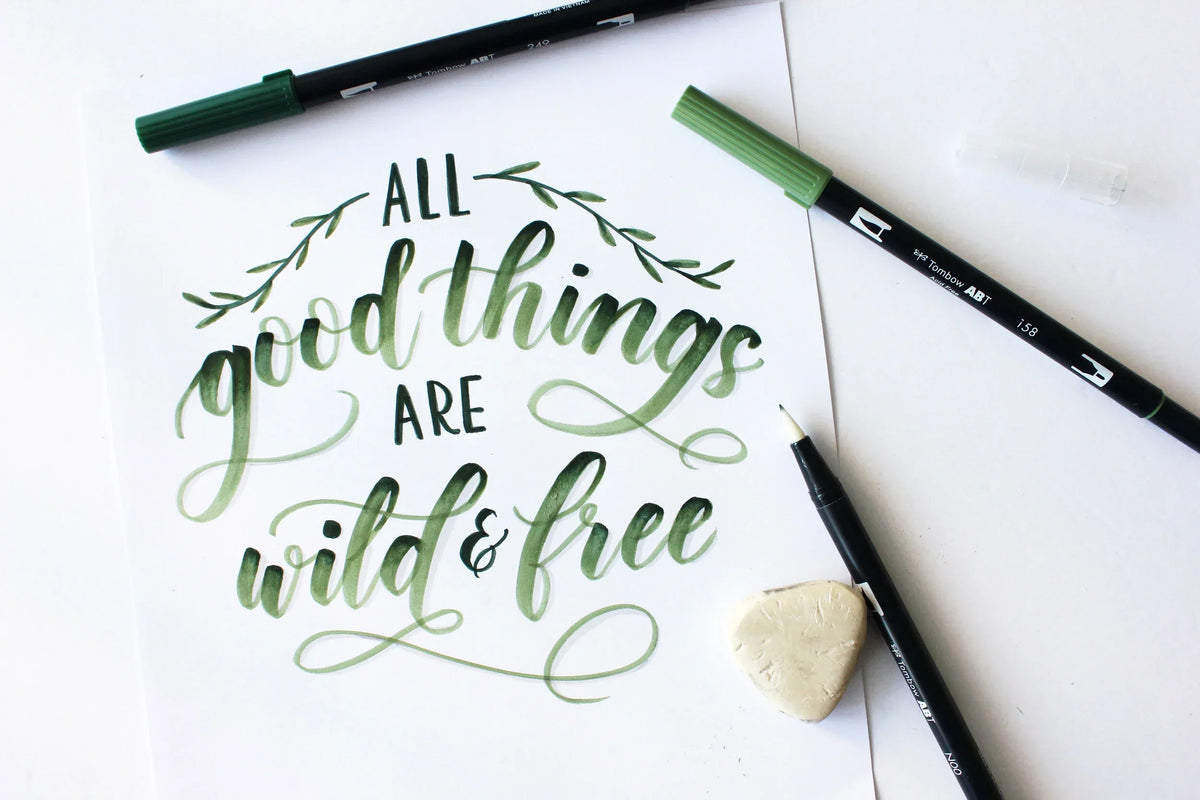 Virtual Easy Hand Lettering Class | Online class & kit