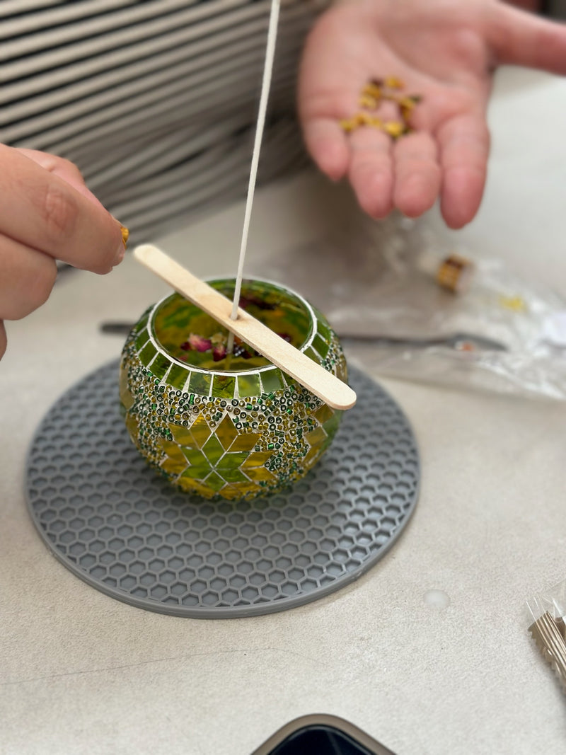 Orange County Craft Classes, Private events Irvine, Team Building activity in irvine, Candle making Workshop in irvine