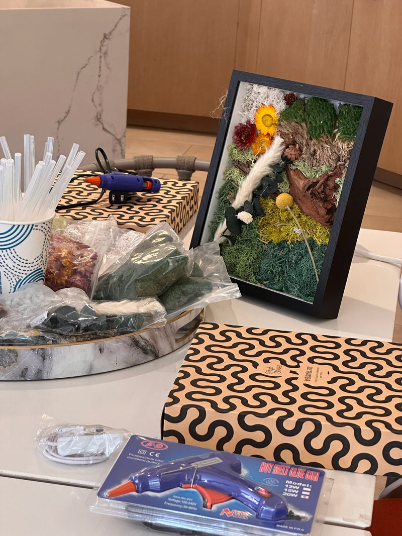 Arts and Craft Classes in Irvine, date, birthday, Team building activity Moss Wall Art Workshop in Irvine