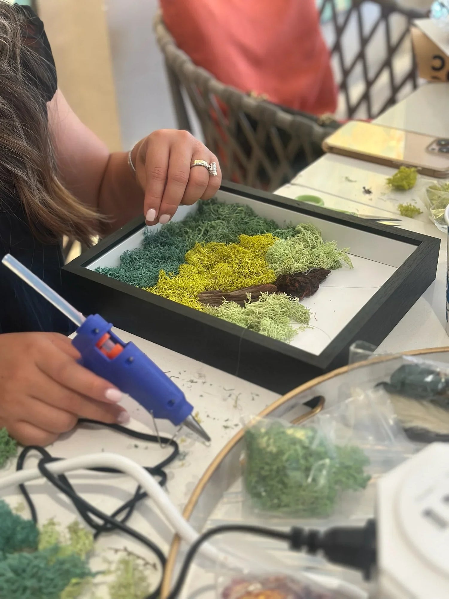 Arts and Craft Classes in Irvine, date, birthday, Team building activity Moss Wall Art Workshop in Irvine