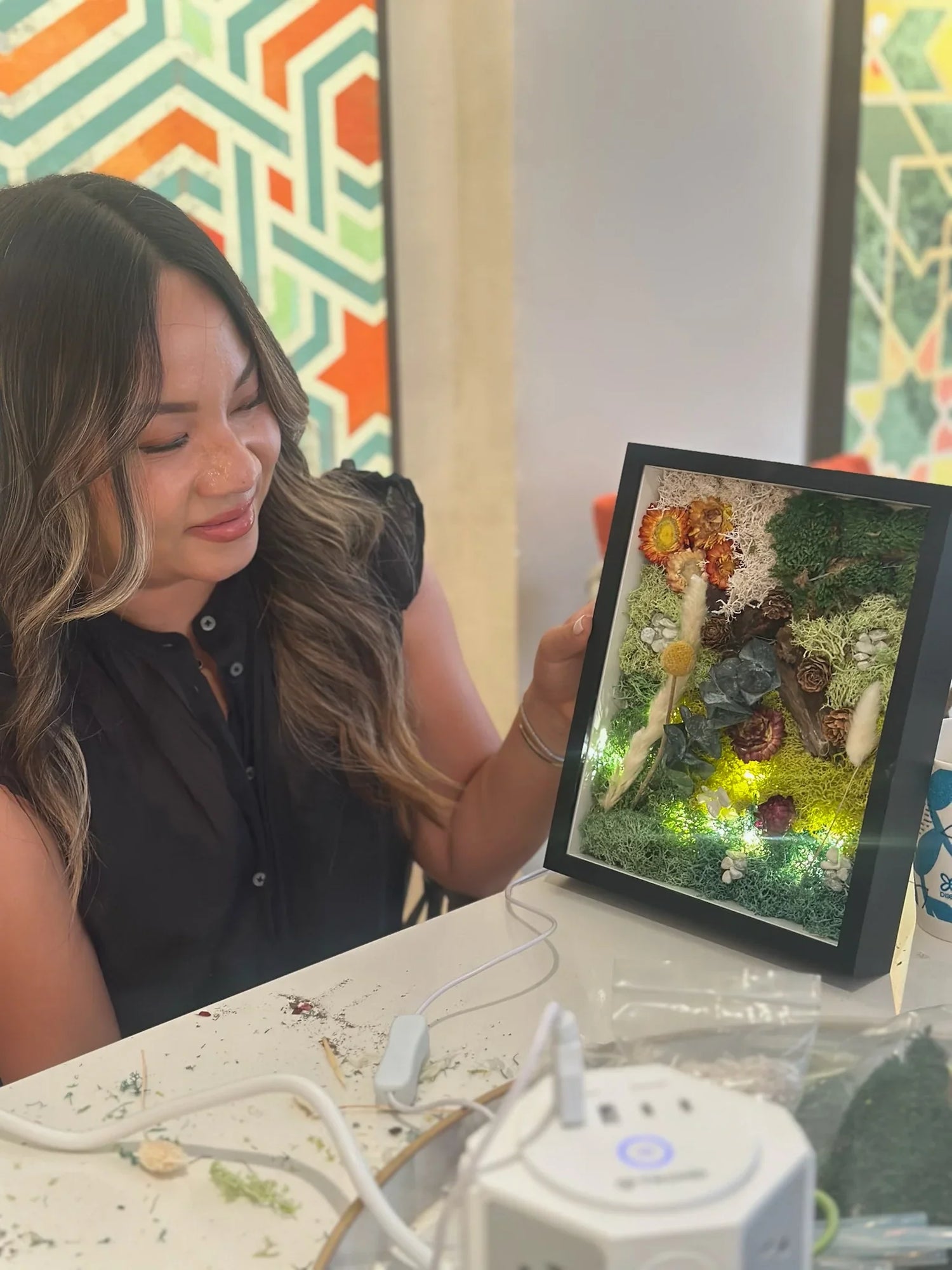 Arts and Craft Classes in Irvine, date, birthday, Team building activity Moss Wall Art Workshop in Irvine