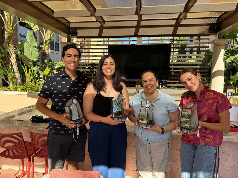 Terrarium and Wine Workshop in Irvine
