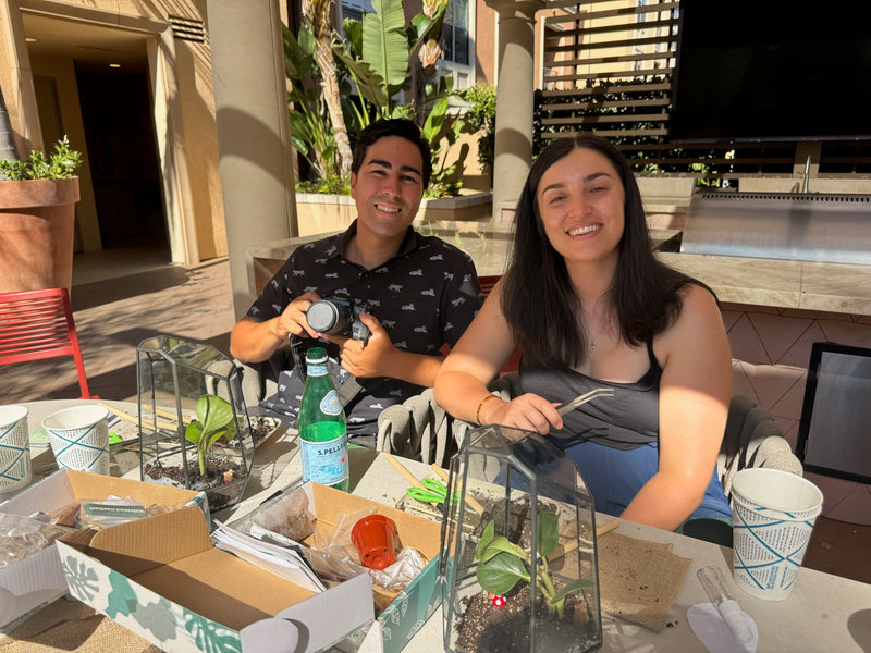 Terrarium and Wine Workshop in Irvine