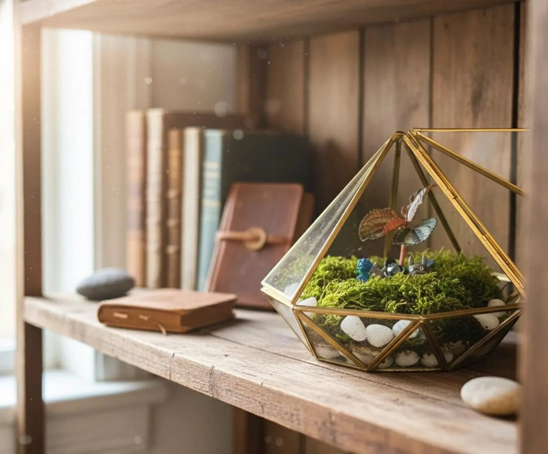 Modern Geometric Bioactive Terrarium Kit