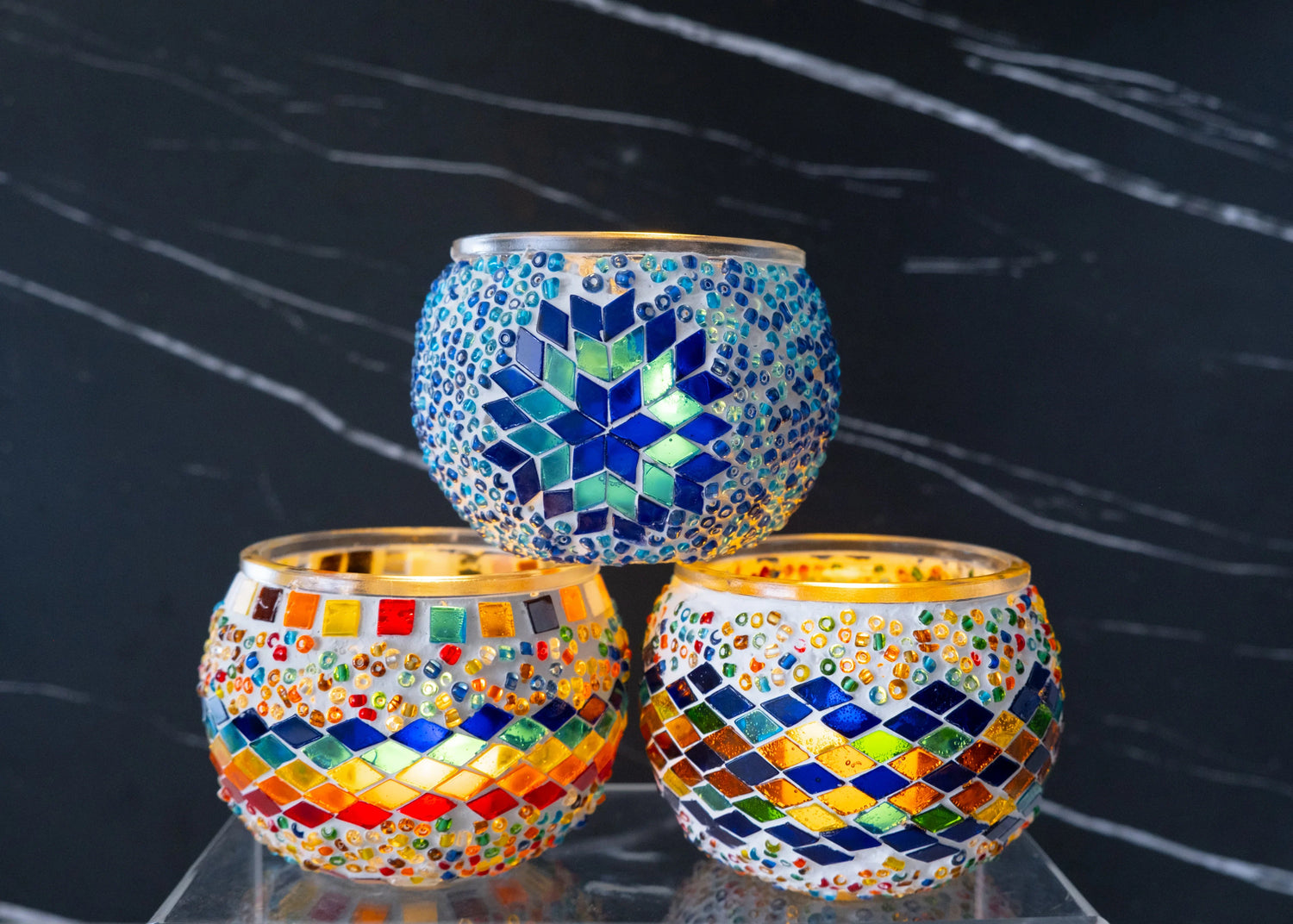 Mosaic Candle Holder