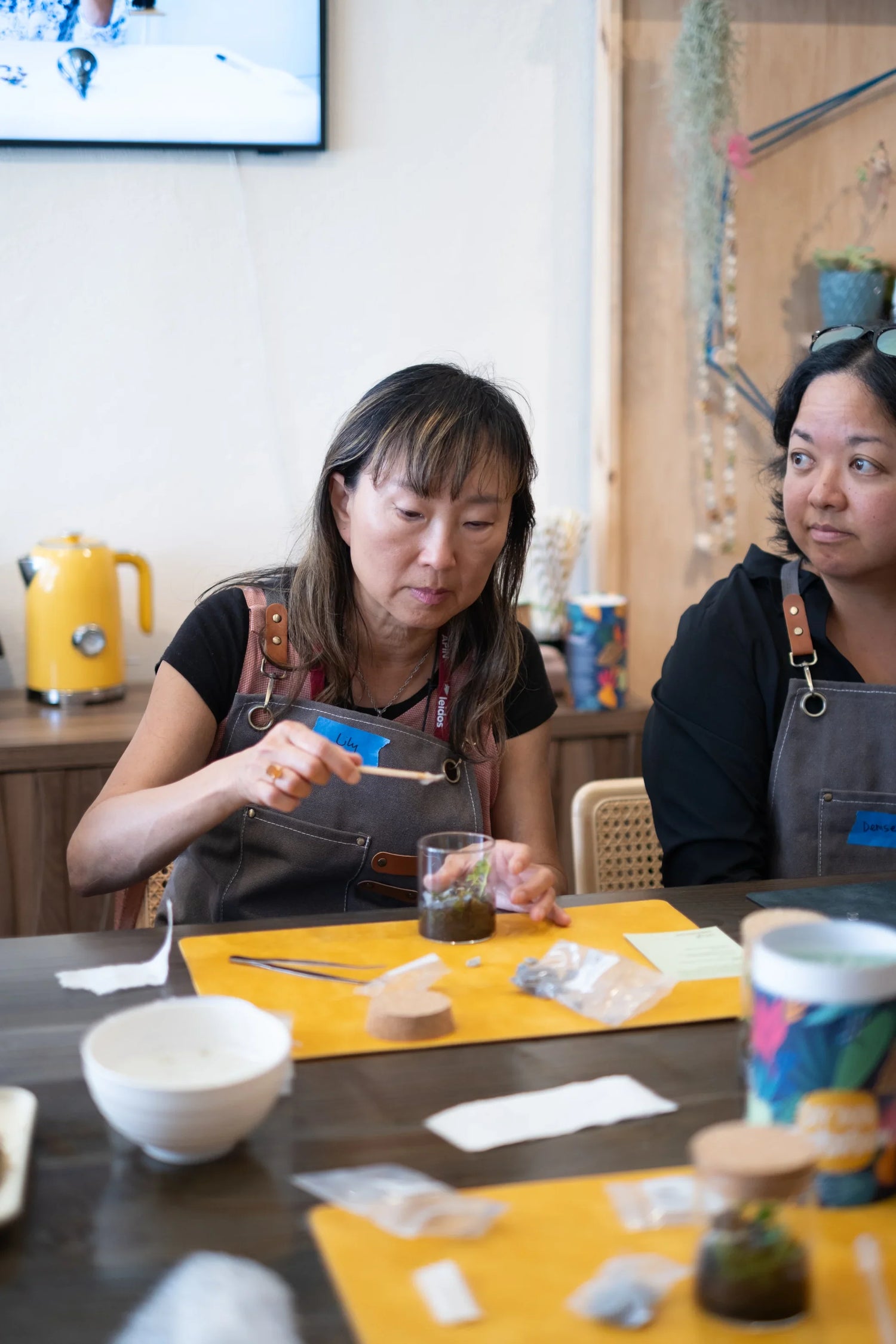 Arts & Craft Class New York, birthday activity, date idea, team building New York, Make a Mini Terrarium - KraftStories