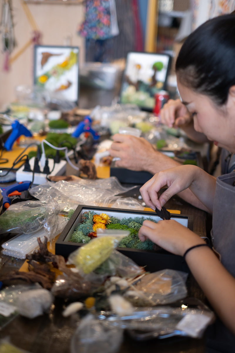 Moss Wall Art Workshop in Irvine