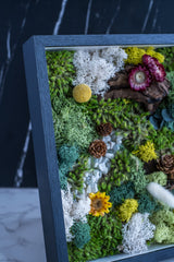 Virtual Moss wall art workshop for teams and private events