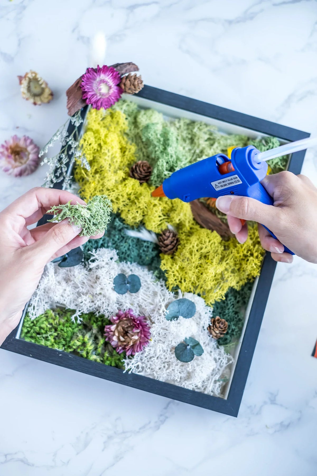 Wholesale craft kits Bulk Set of 8 - Wholesale DIY Moss Wall Art Kits - KraftStories