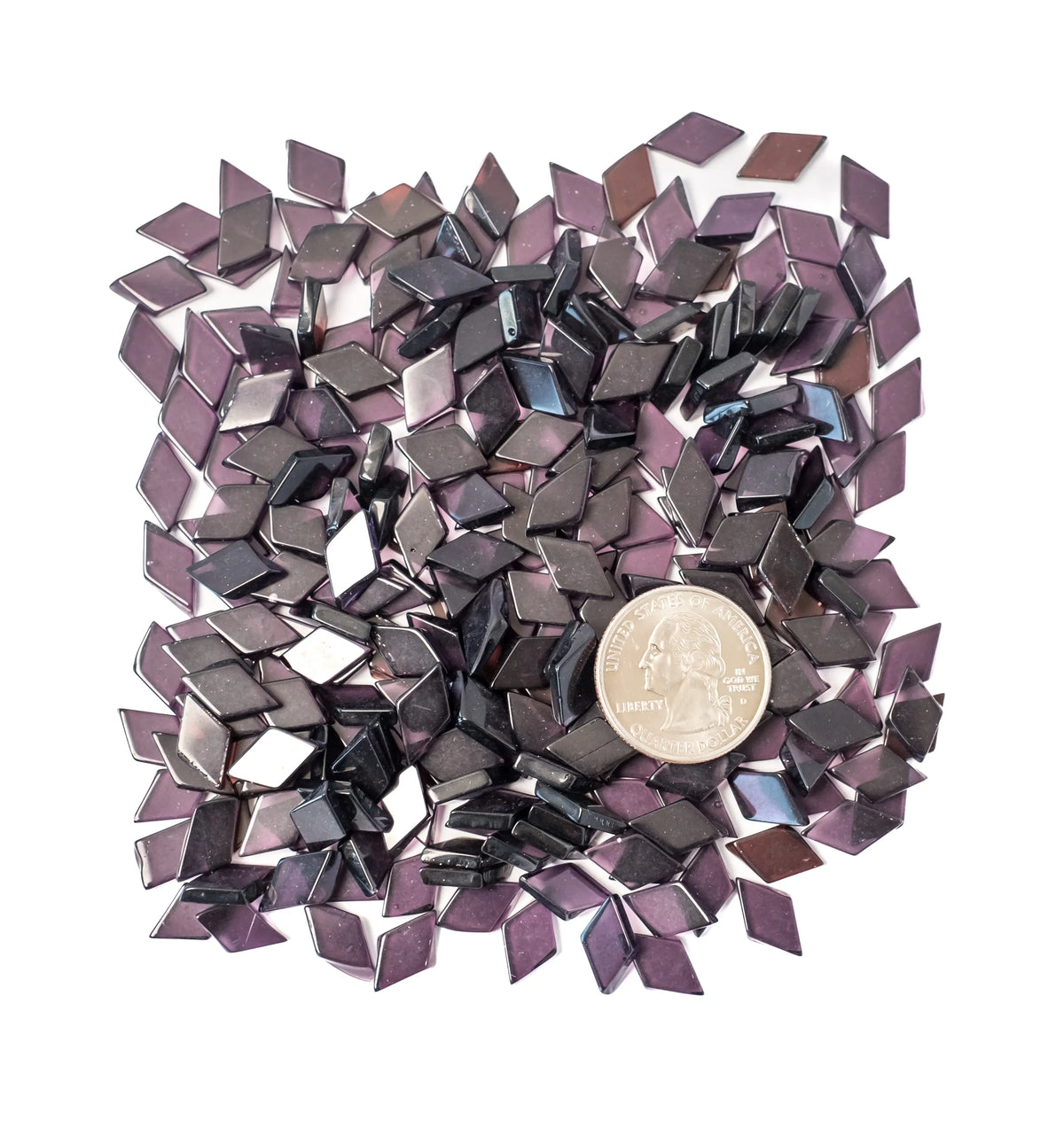 Wholesale craft kits 1300pcs bulk glass tiles for Crafts & Turkish Mosaic Lamps - 1 lb - KraftStories