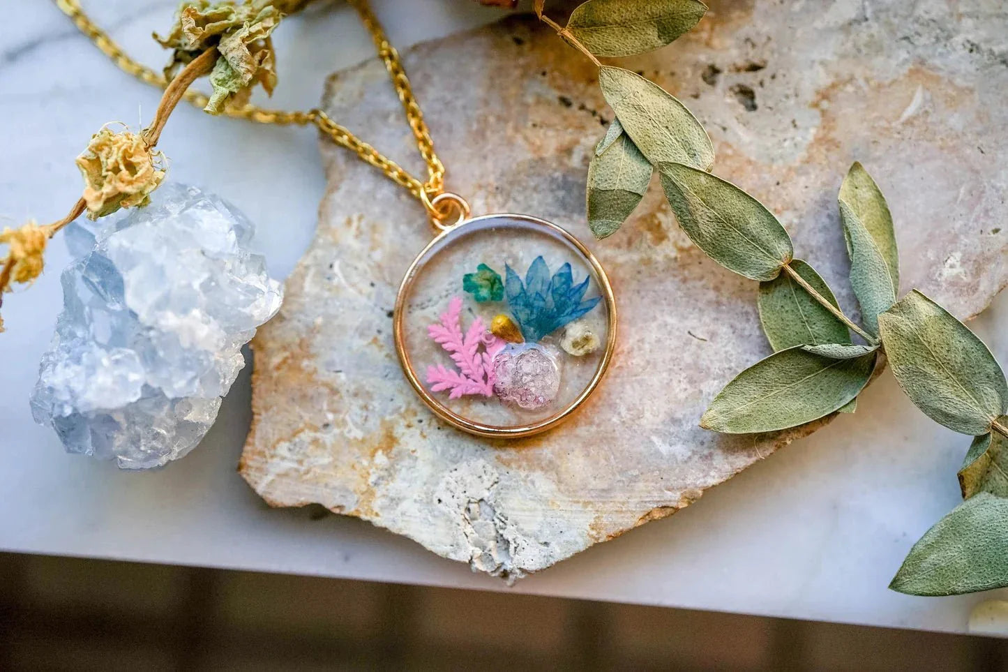 Floral Resin Jewelry