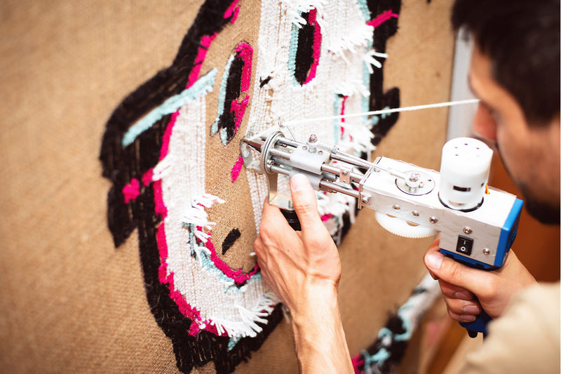 Instant progress on plush textile.