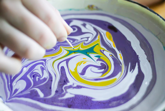 Ebru Turkish Art of Marbling Workshop in California - KraftStories