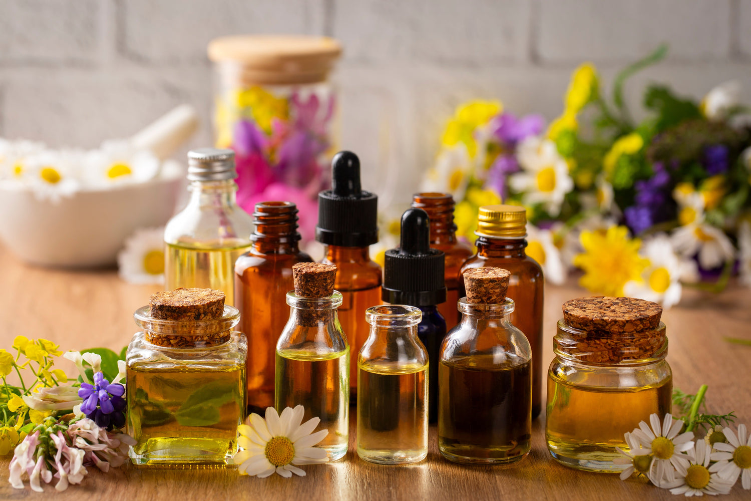 Perfume making workshop station