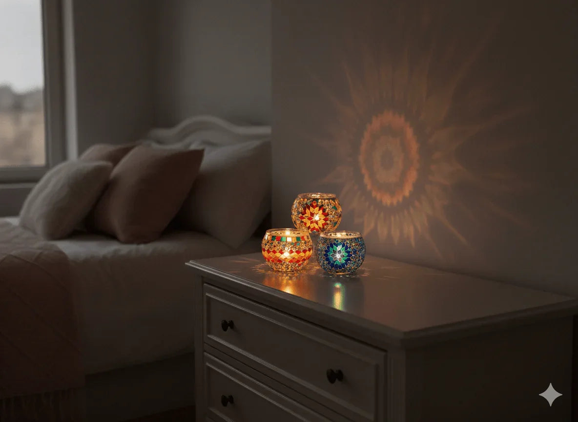 Mosaic Candle Holder