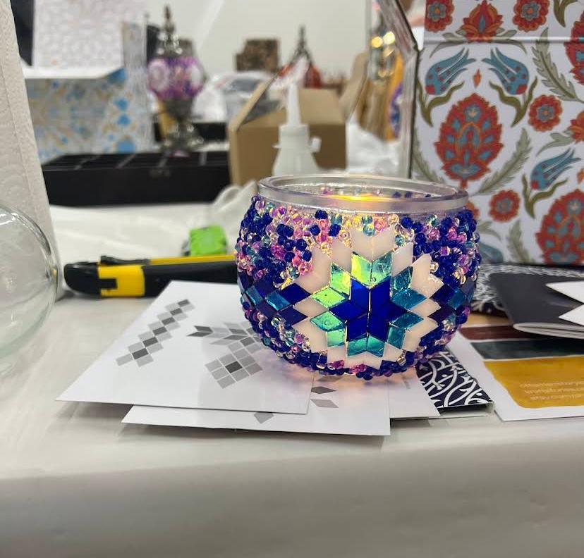 Mosaic Candle Holder