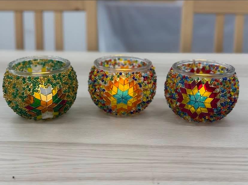 Mosaic Candle Holder
